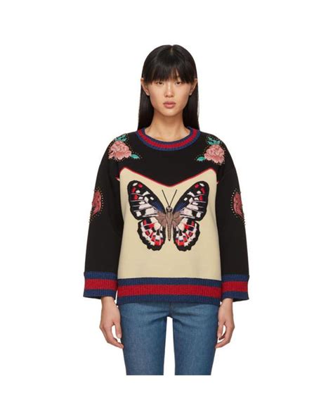 gucci butterfly sweatshirt